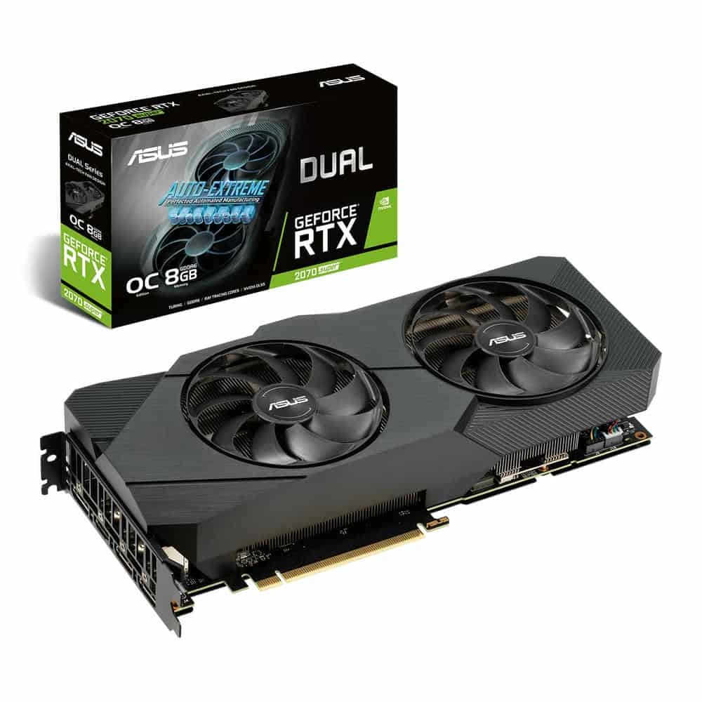 ASUS NVIDIA GeForce RTX 2070 SUPER 8GB DUAL EVO OC Turing Graphics Card